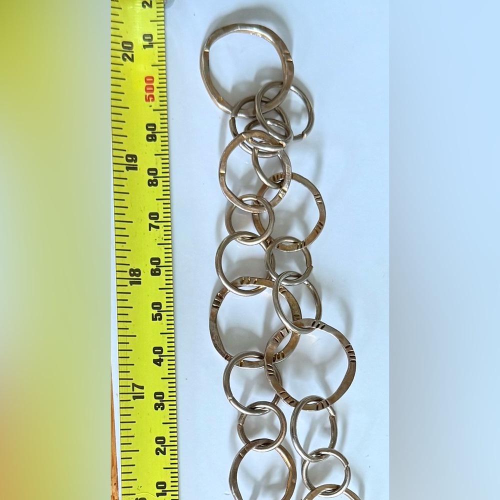 🟡 Cookie Lee 20” Gold Tone Link Necklace - Picture 10 of 11